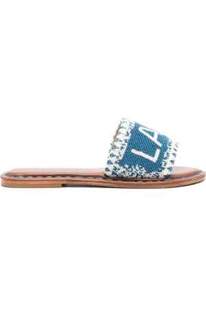 De Siena shoes Bead-embellished leather sandals