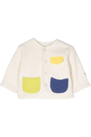 Bobo Choses Colour-block cotton jacket