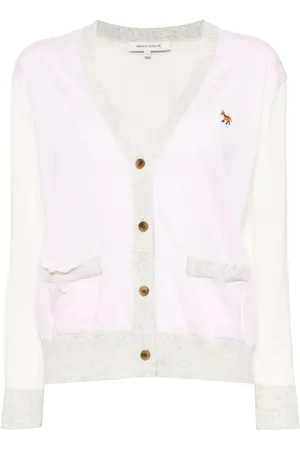 Maison Kitsuné Logo-appliqué cardigan