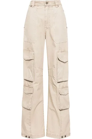 Golden Goose Panelled cotton cargo trousers