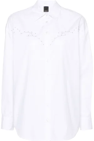 Pinko Embroidered poplin shirt