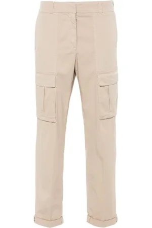 PESERICO SIGN Cropped cargo trousers