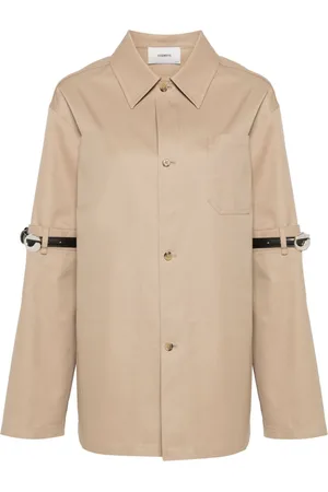 COPERNI Belted-sleeve logo-detail jacket