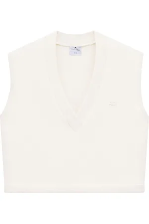 Courrèges Varsity logo-appliqué vest