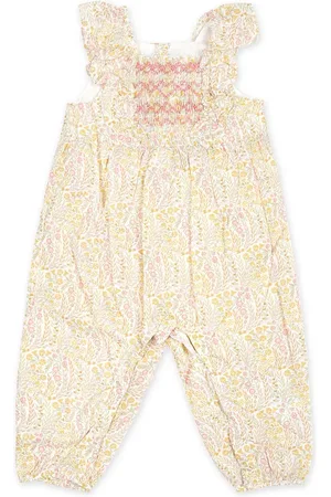 Tartine Et Chocolat Floral-print cotton jumpsuit