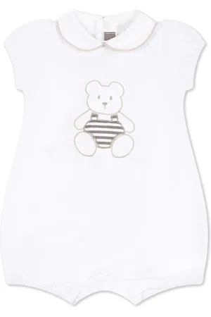 LITTLE BEAR Appliquéd stretch-cotton shorties