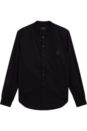 AGNÈS B. Logo-appliqué organic cotton shirt