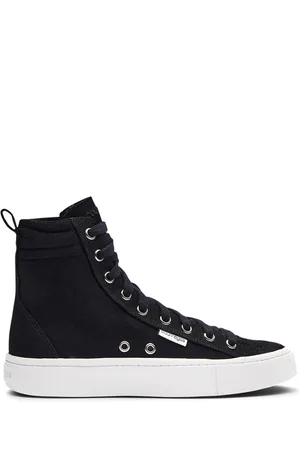 Courrèges Panelled canvas sneakers
