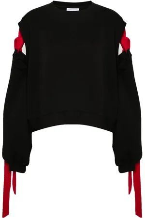 Ioana Ciolacu Stamp cold-shoulder sweatshirt