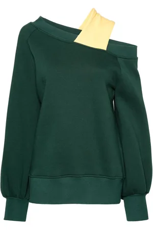 Ioana Ciolacu Nutmeg off-shoulder sweatshirt
