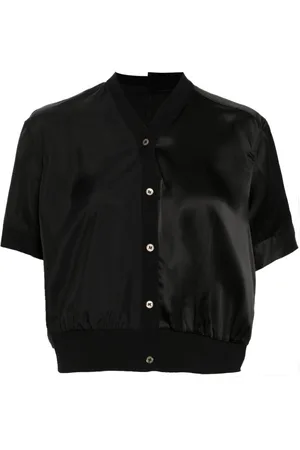 JNBY V-neck button-down shirt
