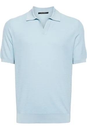TAGLIATORE Paco spread-collar polo shirt