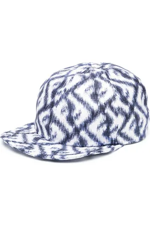 Fendi FF logo-print silk baseball cap