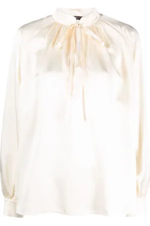 Max Mara Tie-fastening silk blouse