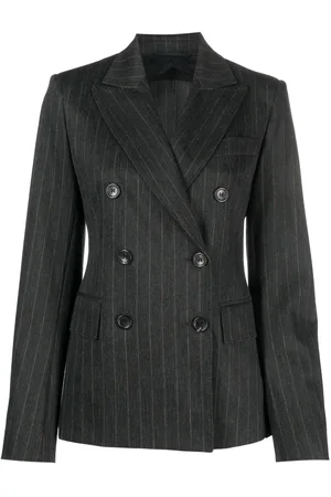 Max Mara Pinstriped double-breasted blazer