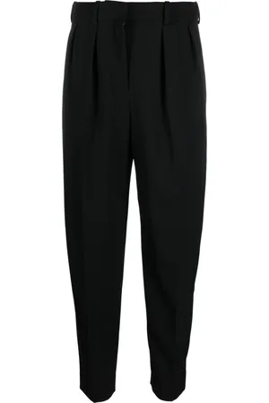 The Row Corby pleated wool tailored trousers