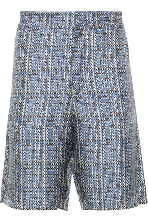 Fendi FF-print silk short
