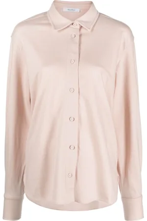 Max Mara Long-sleeved virgin wool shirt
