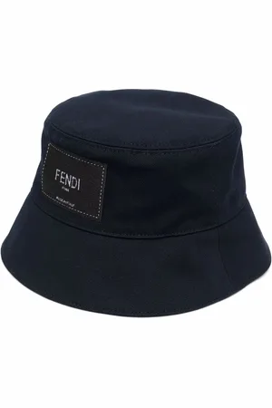Fendi Logo-patch bucket hat