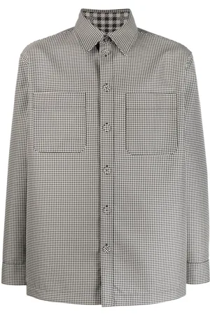 Fendi Reversible houndstooth-check jacket