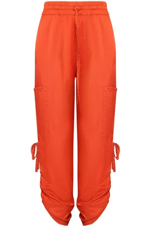 Uma Raquel Davidowicz Cropped satin track pants