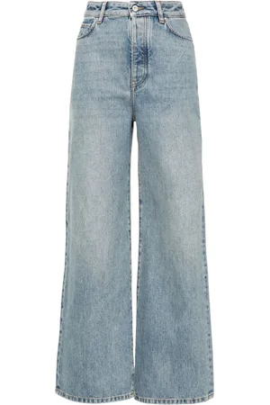 Loewe High-rise wide-leg jeans