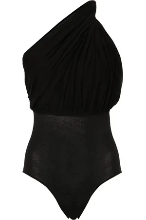 Rick Owens One-shoulder draped bodysuit