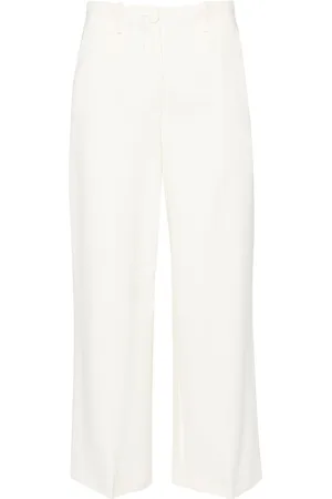 ERIKA CAVALLINI Straight-leg cropped trousers