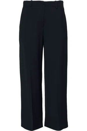 ERIKA CAVALLINI Straight-leg cropped trousers