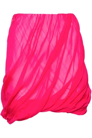 Helmut Lang Bubble gathered miniskirt