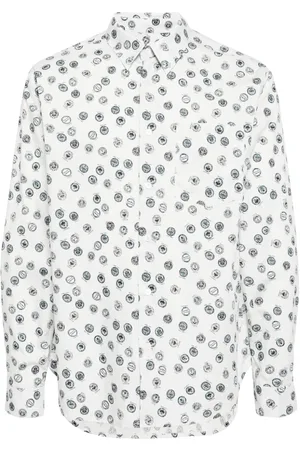 Maison Kitsuné Graphic-print cotton shirt