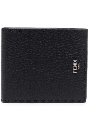 Fendi Logo-lettering bi-fold wallet
