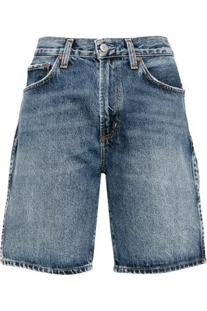 AGOLDE Vida cotton denim shorts
