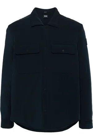 HUGO BOSS Logo-appliqué padded jacket