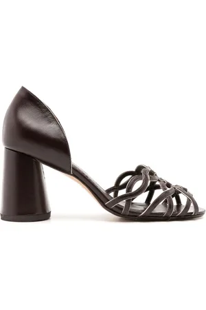 Sarah Chofakian Damien slip-on leather pumps