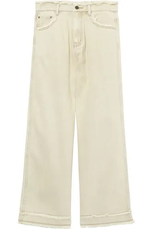 tout a coup Frayed wide-leg jeans