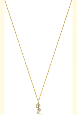 Lark & Berry 18kt Wave diamond necklace