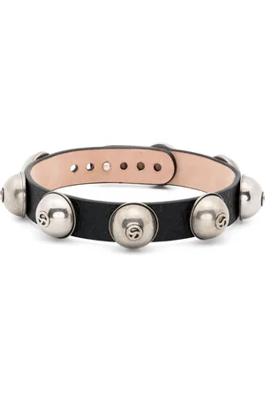 Acne Studios Stud-embellished leather choker
