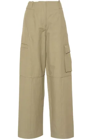 Cult Gaia Seam twill tapered trousers