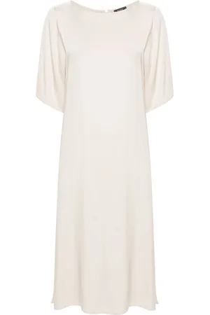 PESERICO SIGN Satin midi dress