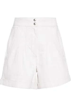 IRO Pleat-detailing twill shorts
