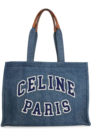 Céline Cabas denim tote bag