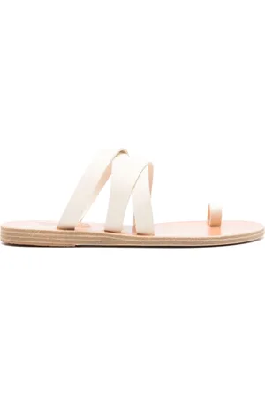 Ancient Greek Sandals Gordia leather slides