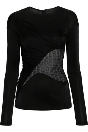 Givenchy $G-lace panelled top