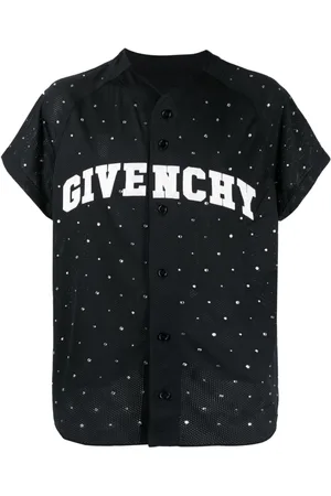 Givenchy Stud-embellished short-sleeved shirt