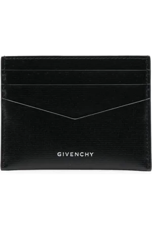 Givenchy Logo-print textured-leather wallet