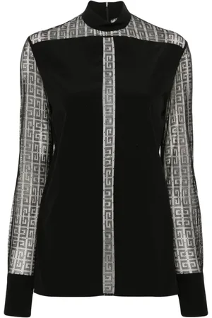 Givenchy 4G-pattern silk blouse