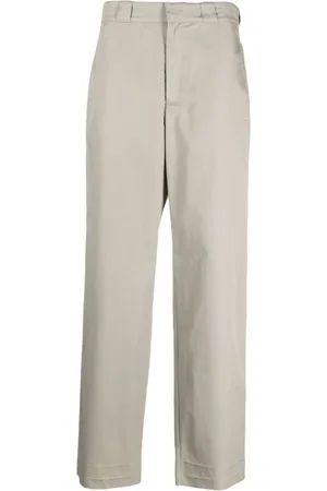 Givenchy Logo-patch cotton straight-leg trousers