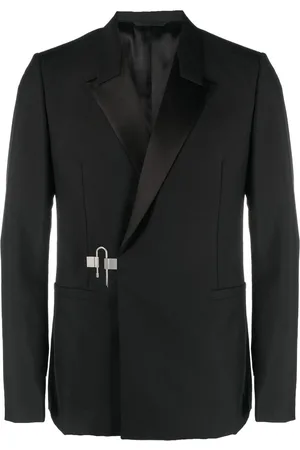 Givenchy Peak-lapels hook-fastening blazer