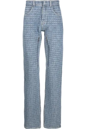 Givenchy 4G-motif straight-leg jeans